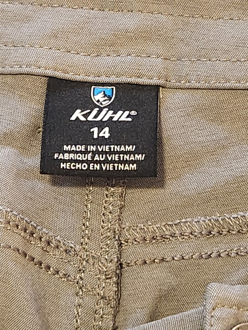 Kuhl Hiking Shorts Women's Sz 14 Gray Trekr Outdoor Camping Fishing 10” Inseam - Picture 12 of 16